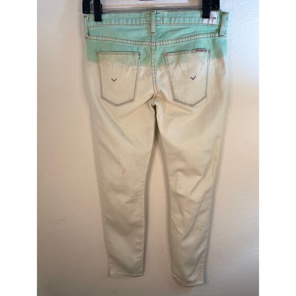 Boho Hudson Ombre Dyed Jeans Krysta Jeans Size 26 Hippie Western Costal 70s - Picture 3 of 8